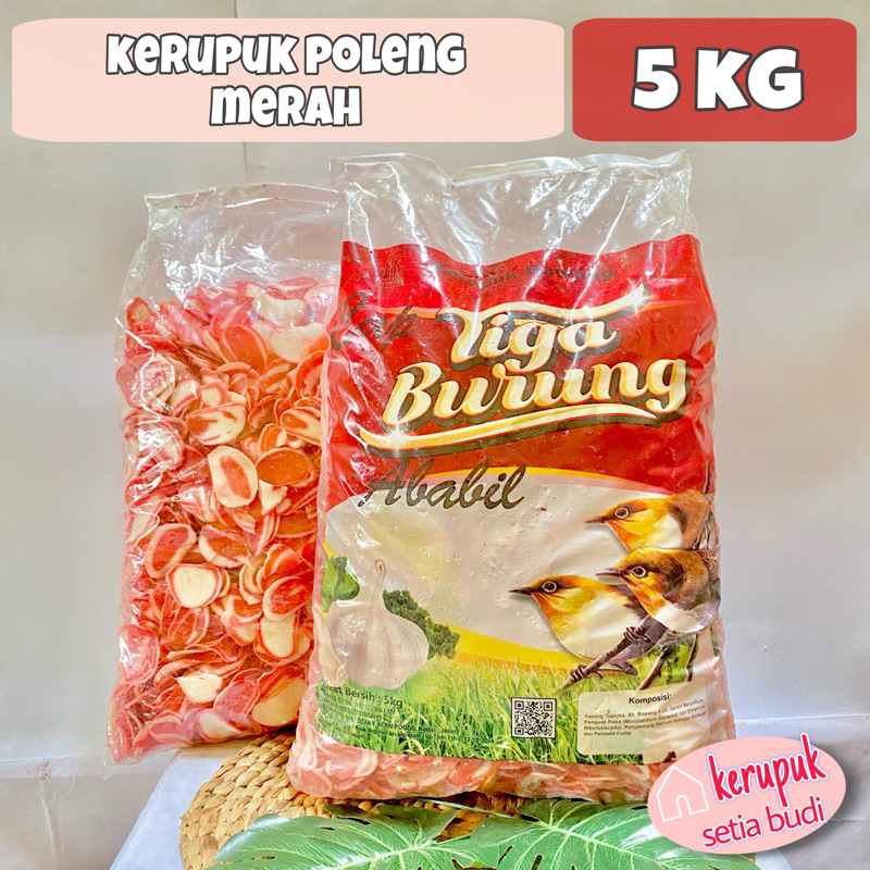 

KERUPUK POLENG MERAH 1 BAL (5 KG)