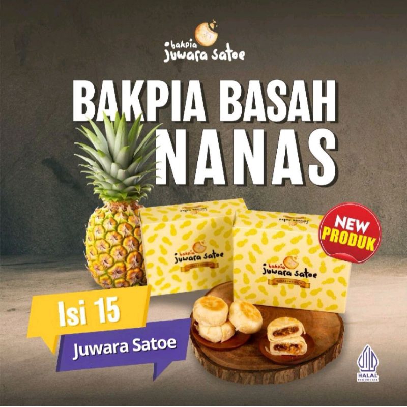 

Bakpia Juwara Satoe Nanas Premium