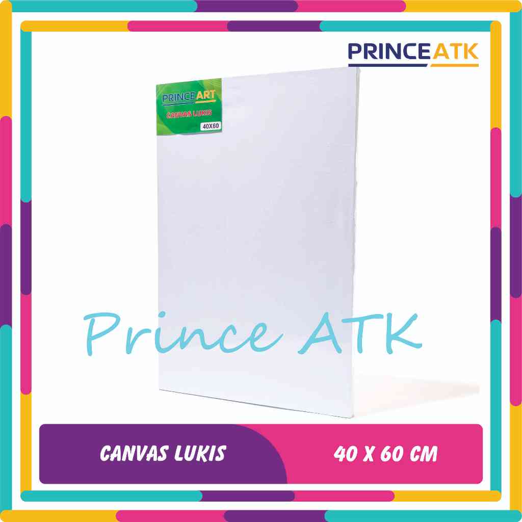 

[PRINCE ART] Canvas / Kanvas Lukis Putih Ukuran 40 x 60 Cm