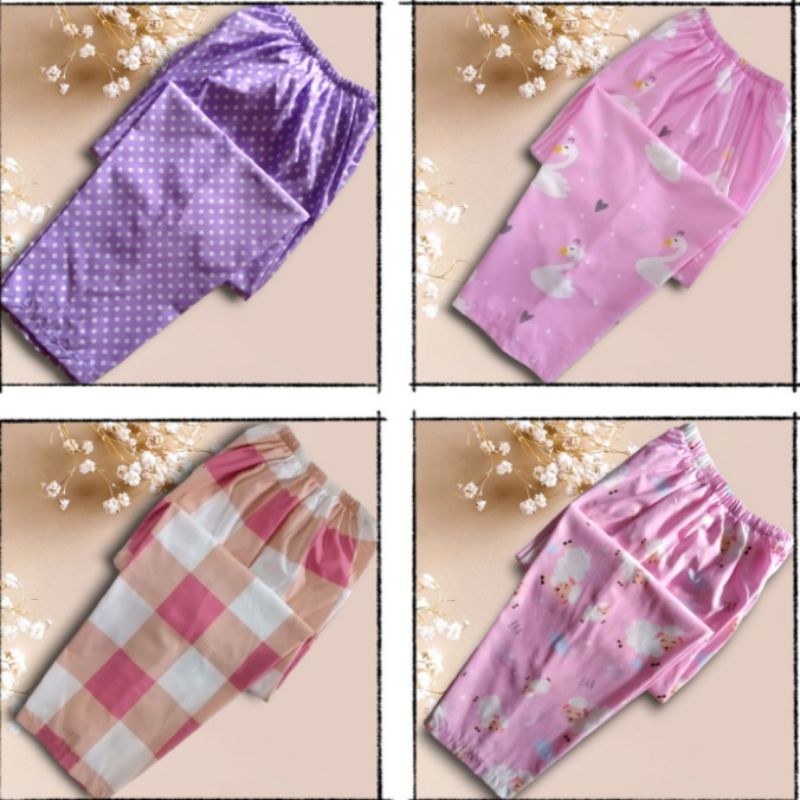 celana panjang santai wanita ,celana piama,celana rumahan