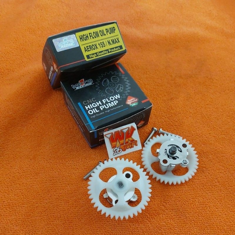 POMPA OLI NMAX AEROX LEXI MOTO1 RACING BOREUP HIGH FLOW OIL PUMP YAMAHA NMAX AEROX