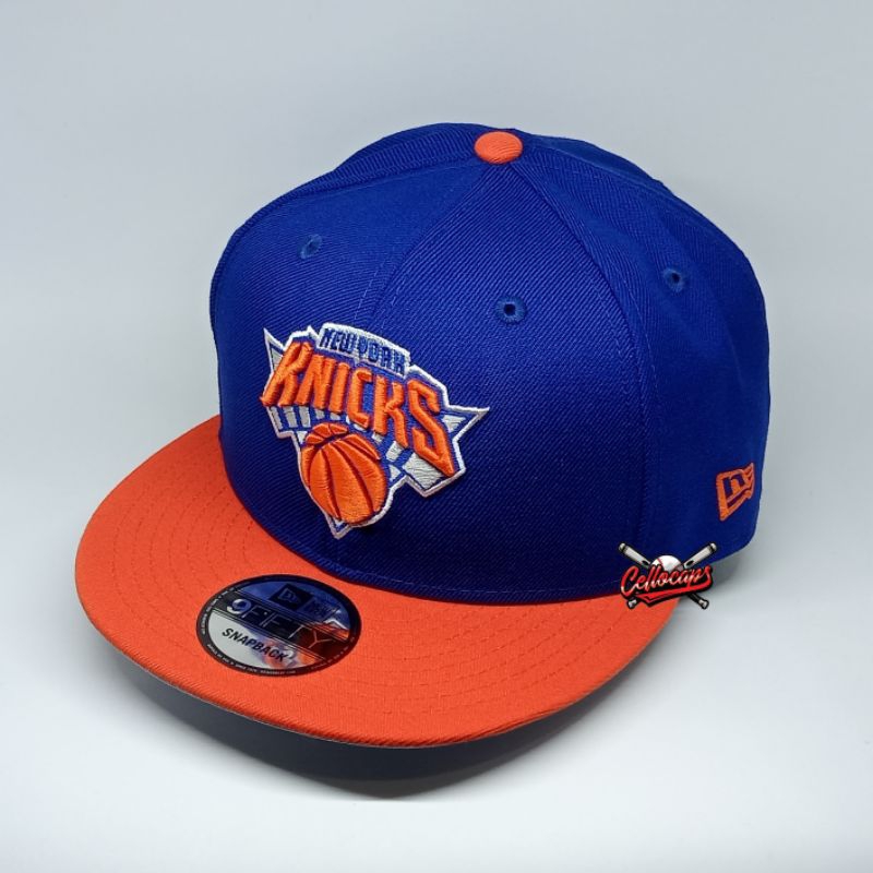 TOPI ORIGINAL NEW ERA 9FIFTY NEW YORK KNICKS LIGHT ROYAL TWO TONE EDITION