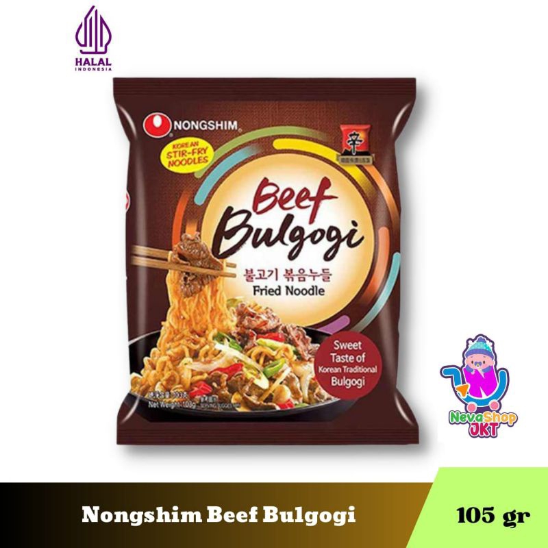 Nongshim Beef Bulgogi 105gr HALAL