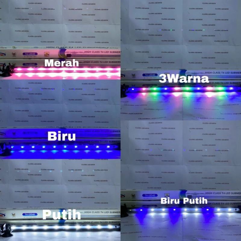 Lampu celup ikan Aquarium LED - 20cm / Lampu aquascape / Lampu LED aquarium / Lampu anti air