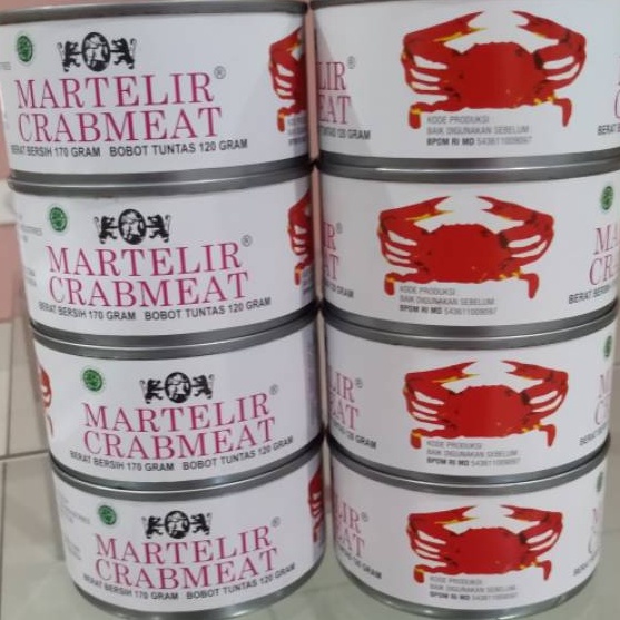 

SCZQ6161 Free Ongkir Daging kepiting rajungan kalengan martelir crabmeat