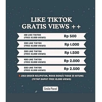 Like TikTok Gratis Views Aman Dan Awet