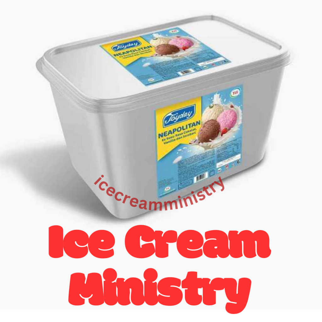 

Es Krim Joyday Bucket / Emberan 8lt Rasa Vanilla, Neopolitan