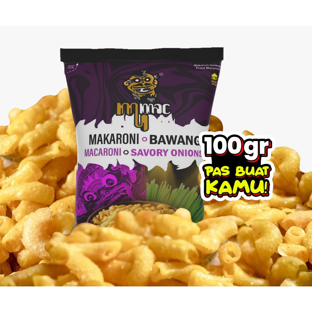 

Makaroni Rasa Bawang Gurih MY MAC 100gram