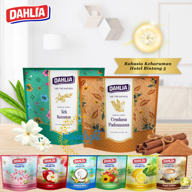 Dahlia Teh Keraton Freshener One For All Pengharum Gantung 75gr Pengharum Ruangan Mobil