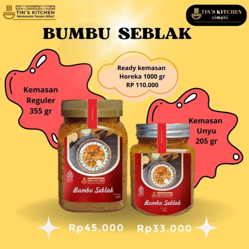 

Bumbu seblak instan 1kg/bumbu seblak terenak/Tin's Kitchen