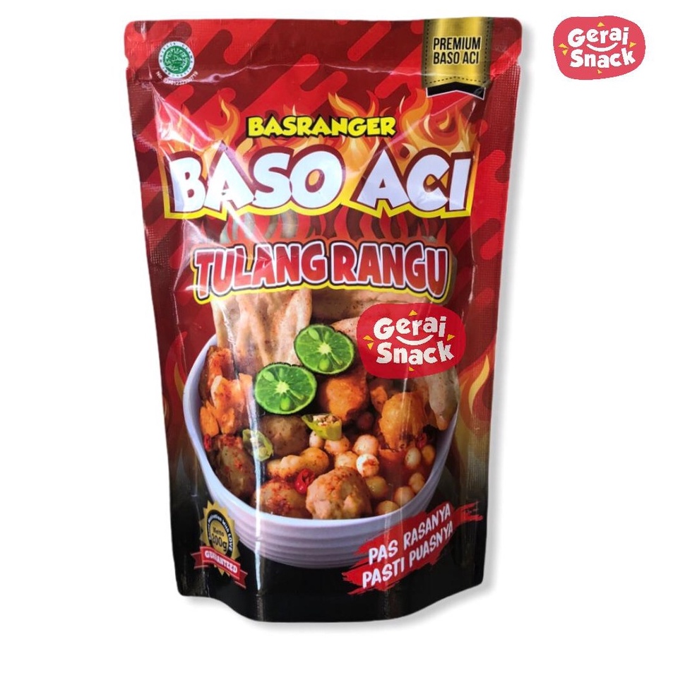

YKHB6772 PROMO SALE Baso Aci Basranger Tulang Rangu Pedas Extra Jeruk Limau 2 g