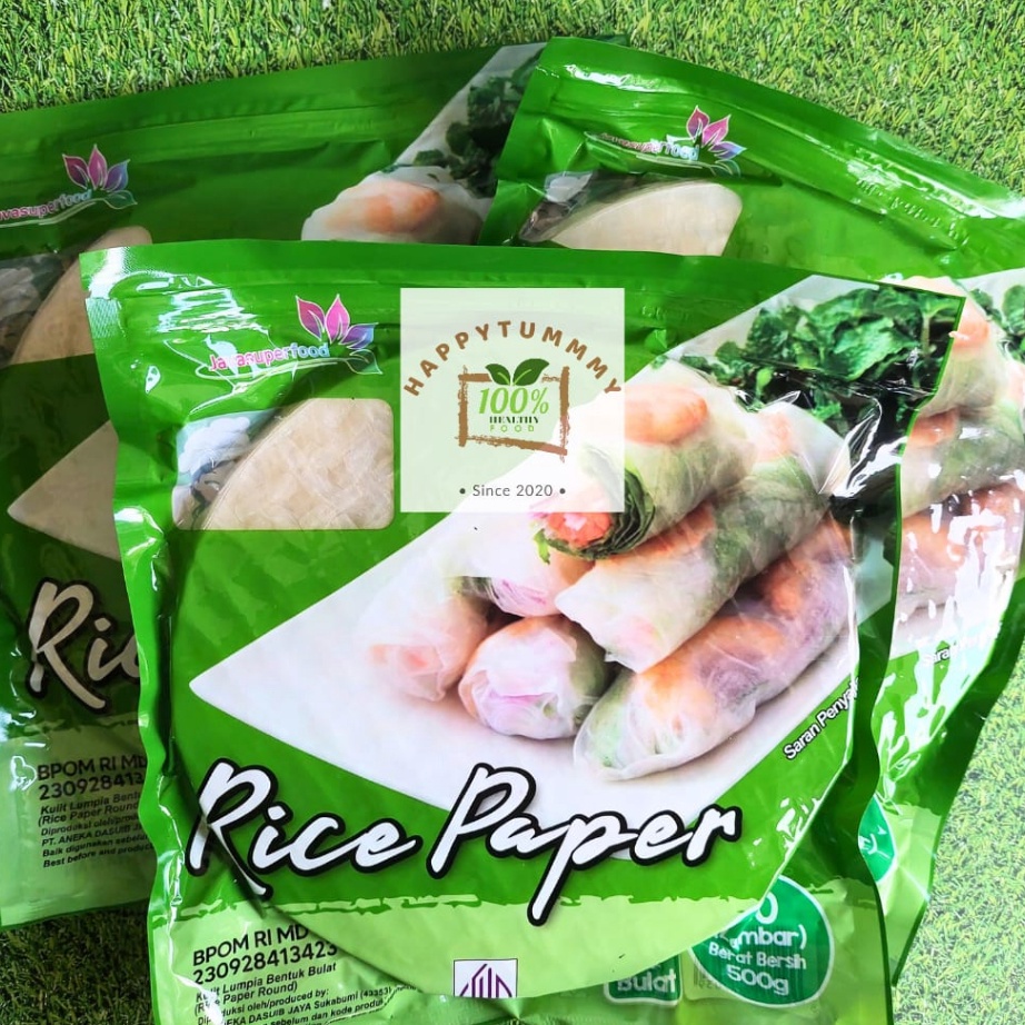 

BYMV6143 Free Ongkir HPT JAVA Rice Paper Bulat isi 5 1 2 LembarBanh Trang High Quality Rice Paper Kulit Lumpia Vietnam Rice Paper halal rice roll spring roll