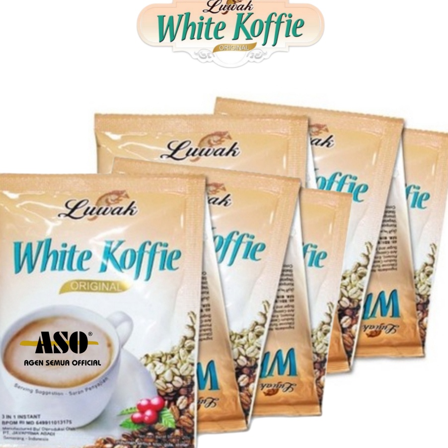 

WMMY6219 GROSIR Kopi Luwak white Coffe original 2g RENCENG ISI 1