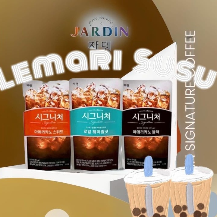 

GLKJ213 TEBUS MURAH JARDIN signature korean americano coffee pouchJardin signature coffee 23ml