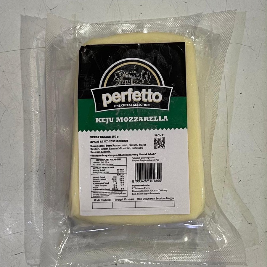 

ZQZN116 STOK SIAP COD Keju Mozarella Cheese Perfetto 25gr GosendGrab Onlyy