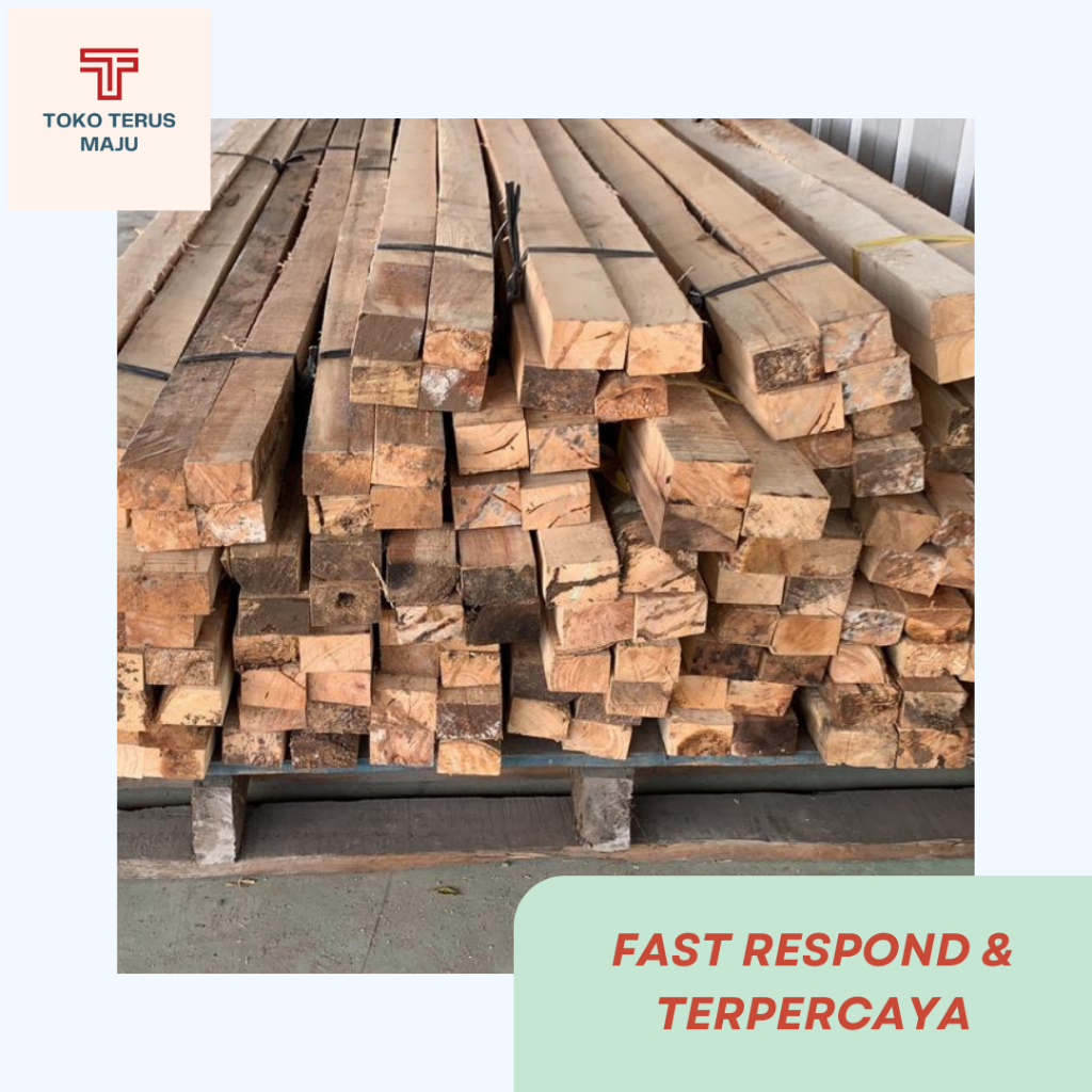 Kayu Kaso 5x7 untuk Proyek (Ikatan Biasa) - Kayu Bekisting Kualitas Baik - Harga Per Kubik