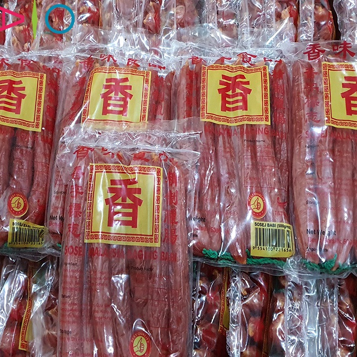 

JZBC173 XC26619 Lapchiong Babi Lapchong Sosis Babi Merk Xiang 5gr