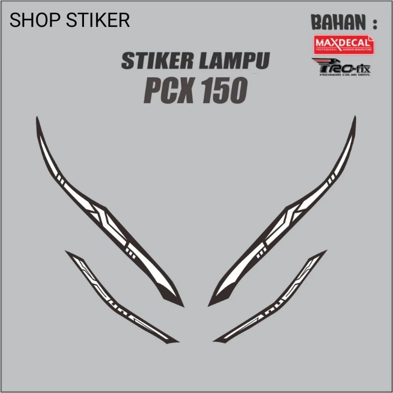 Stiker Alis Lampu PCX 150