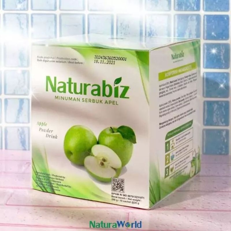 

NATURABIZ NATURAWORLD MINUMAN SERBUK APEL BERBAGAI MANFAAT
