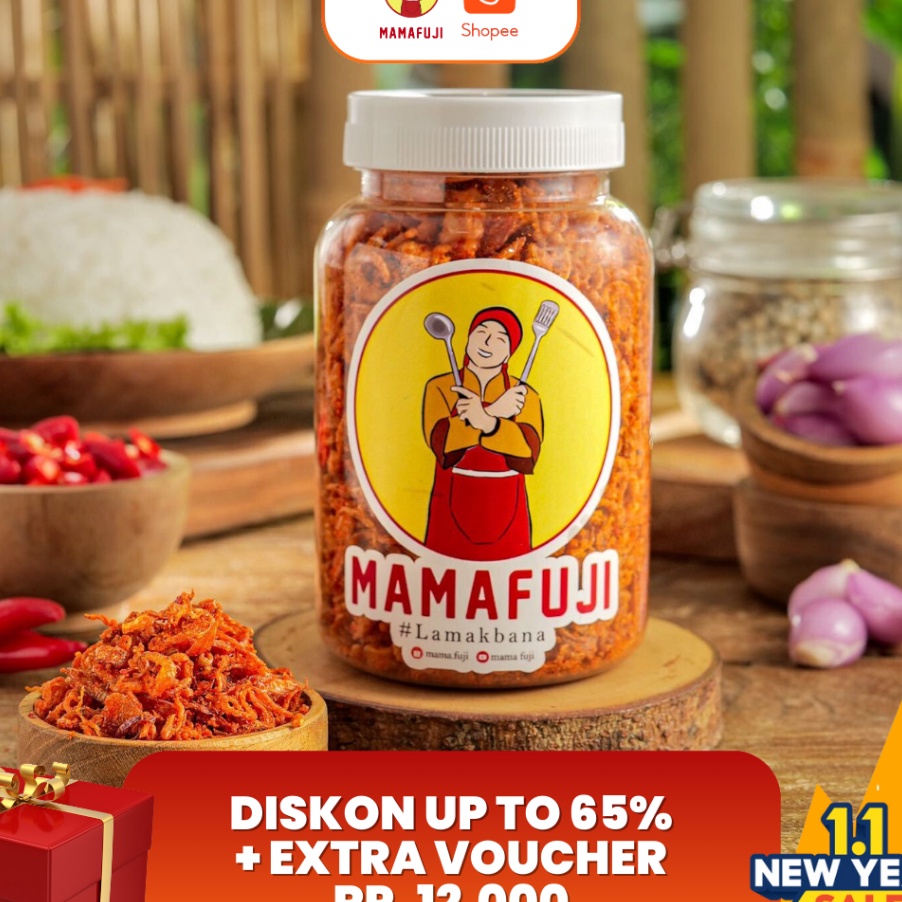 

HDLR2884 Terbaru Mamafuji Bawang Goreng Spicy