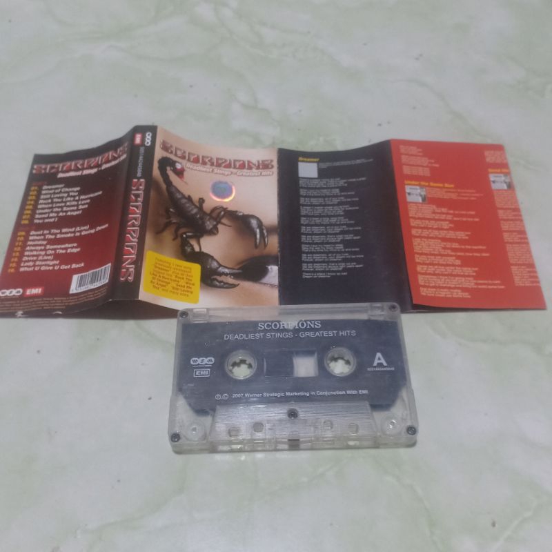 kaset pita SCORPIONS- Deadliest Stings