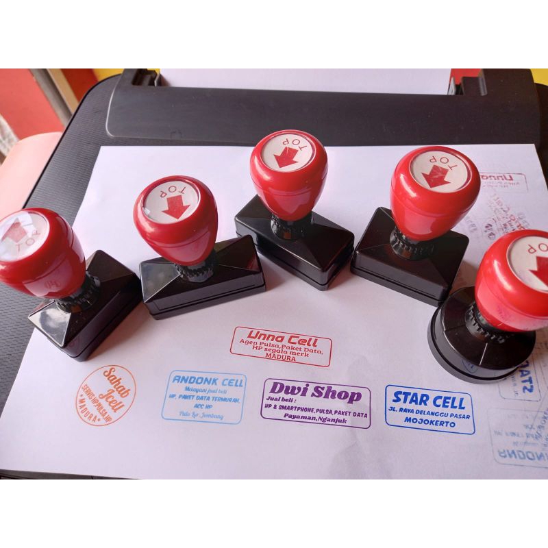 

STEMPEL FLASH (OVAL) SEHARI JADI TANPA PO