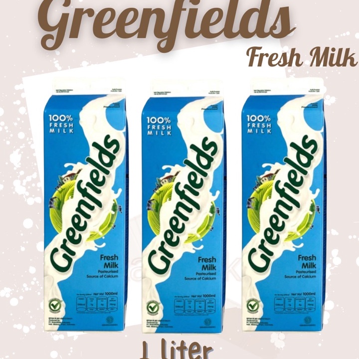 

RVZX9334 HOT Tamtbk Susu fresh milk greenfields 1 liter
