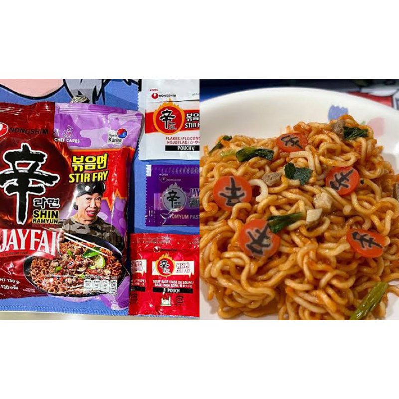 

Shinramyun x jayfai / mie instant thailand HALAL nongshim x jay fai rasa tom yum / kuah dan goreng (ready)