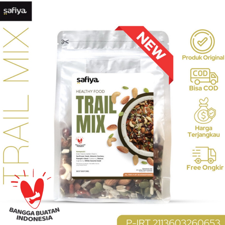 

PNMT771 SALE Trail Mix Original 5 Gram Dried Fruit Seed Nut Roasted Snack Sehat Safiya