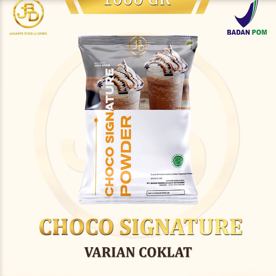 

WYBS767 1111 Bubuk Minuman Premium CHOCO CARAMEL CHOCO SIGNATURE Jakarta Bubble Drink BPOMHALAL