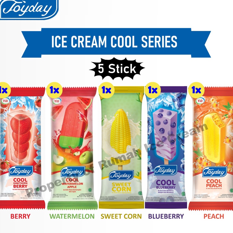 

XLCS6845 FSASH SALE Ice Cream Cool Series 5 pcs Joyday