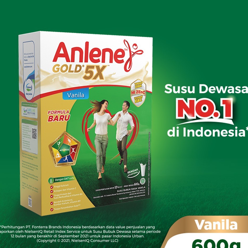 

ZRGJ724 DISKON Anlene Gold 5X Susu Bubuk Dewasa Vanila 6g Nutrisi Tinggi Kalsium Untuk Tulang Sendi dan Otot