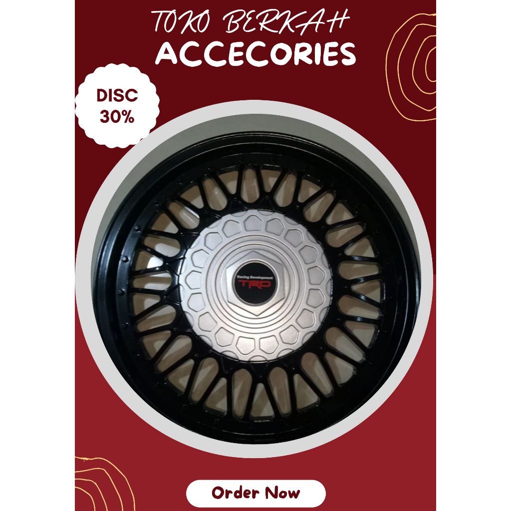 Tutup Dop Velg Mobil Ring 13 - Dop Velg Kaleng Mobil Ring 13 - Dop Velg Mobil Ring 13 - 1 SET DOP RO