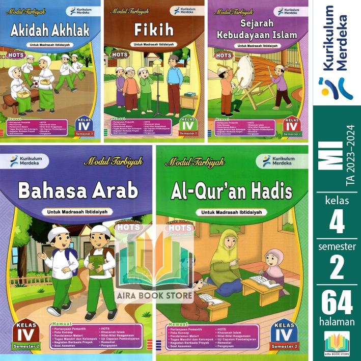 LKS Madarasah Ibtidaiyah Kelas 4 Semester 2 Kurikulum Merdeka  Penerbit Arya Duta