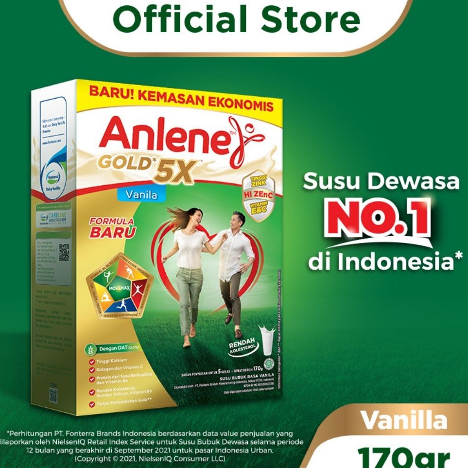 

RMDZ3898 Jangan Sampai Kehabisan Anlene Gold 5X Susu Bubuk Dewasa Vanila 17g Nutrisi Tinggi Kalsium Untuk Tulang Sendi dan Otot