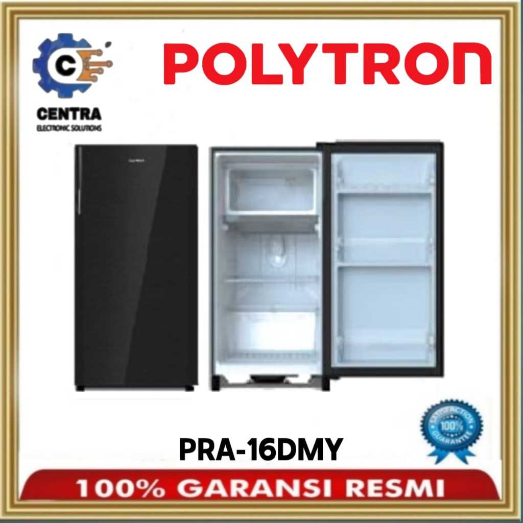 POLYTRON Kulkas 1 Pintu 160 L PRA16DMY PRA 16 DMY 16 DMY Garansi Resmi