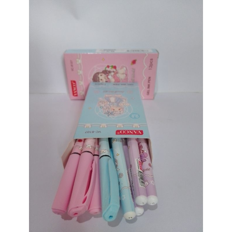 

pulpen gel vanco / VC-8197/ small mochi/ motif Putri lucu 1pcs
