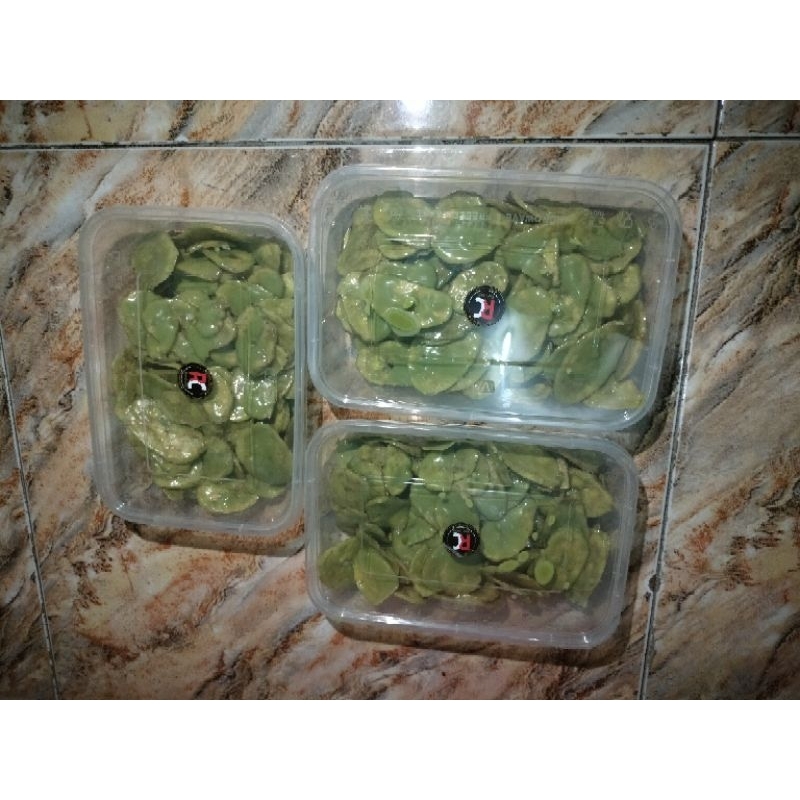 

Krupik Pisang Cokelat Lumer Greentea