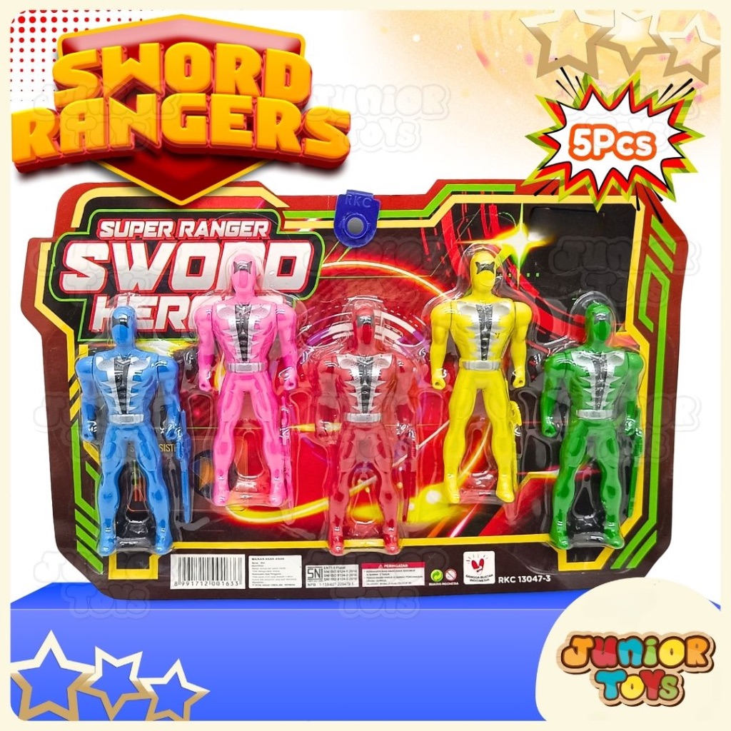 Mainan Robot Robotan Power Ranger Hero Set Figure Toys