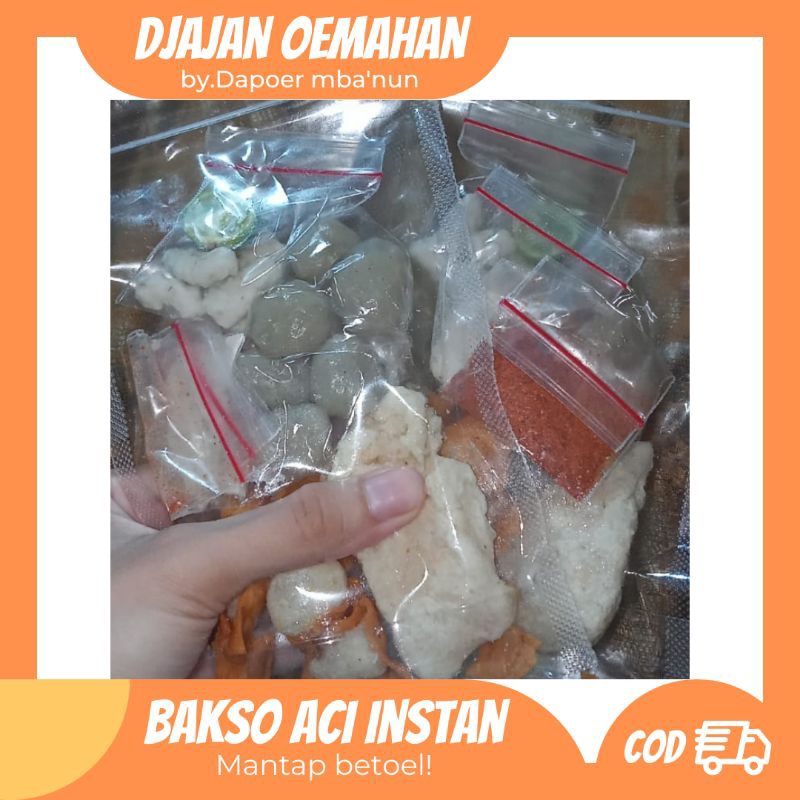 

Bakso Aci Seblak Instan Extra topping
