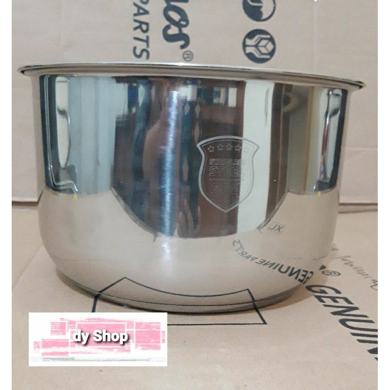 Panci (Innerpan) Magicom COSMOS ORI Type CRJ 9308 9368 Stainless ukuran 2L #free Bubble wrap