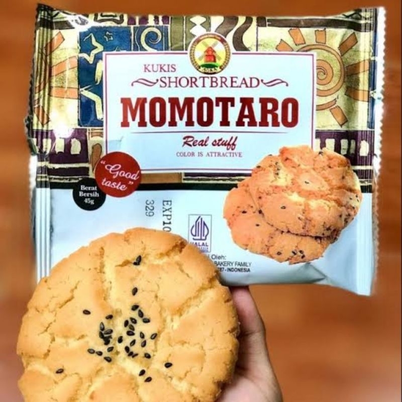 

Momotaro kukis, kukis viral, aoka versi kukis, shortbread