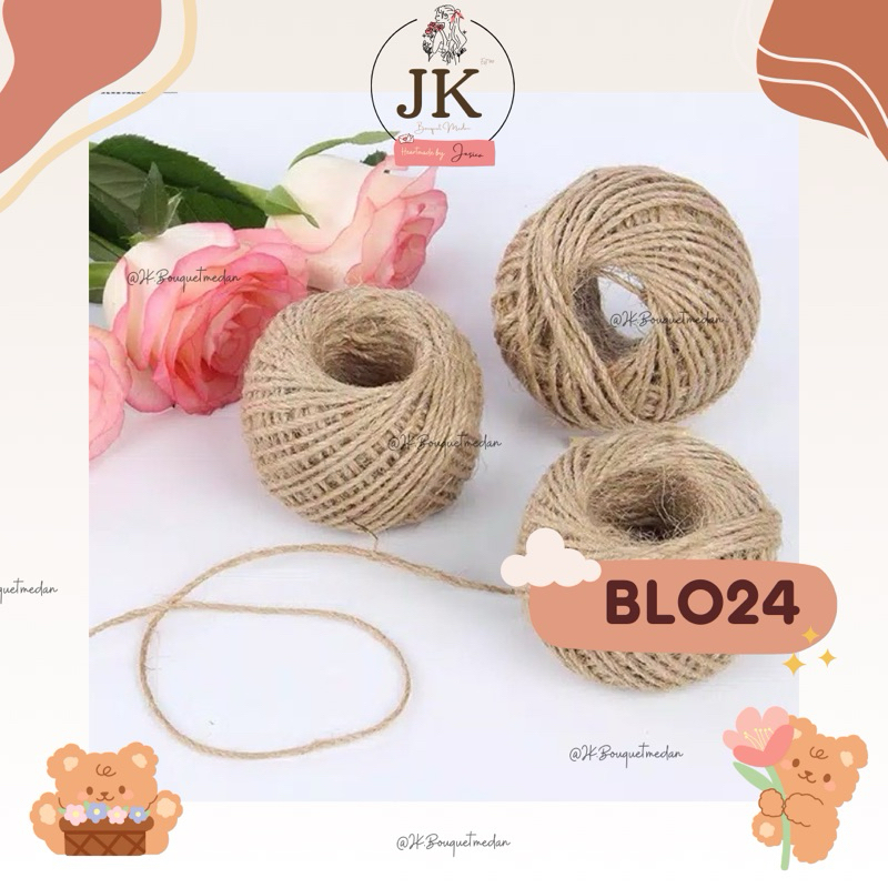 

ACC000012 Tali Rami 2 PLY uk 1M / tali buket / tali rami medan