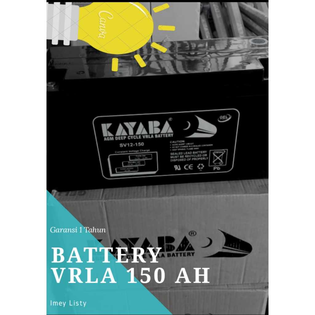 Battery/ Aki VRLA Kayaba 150Ah 12V