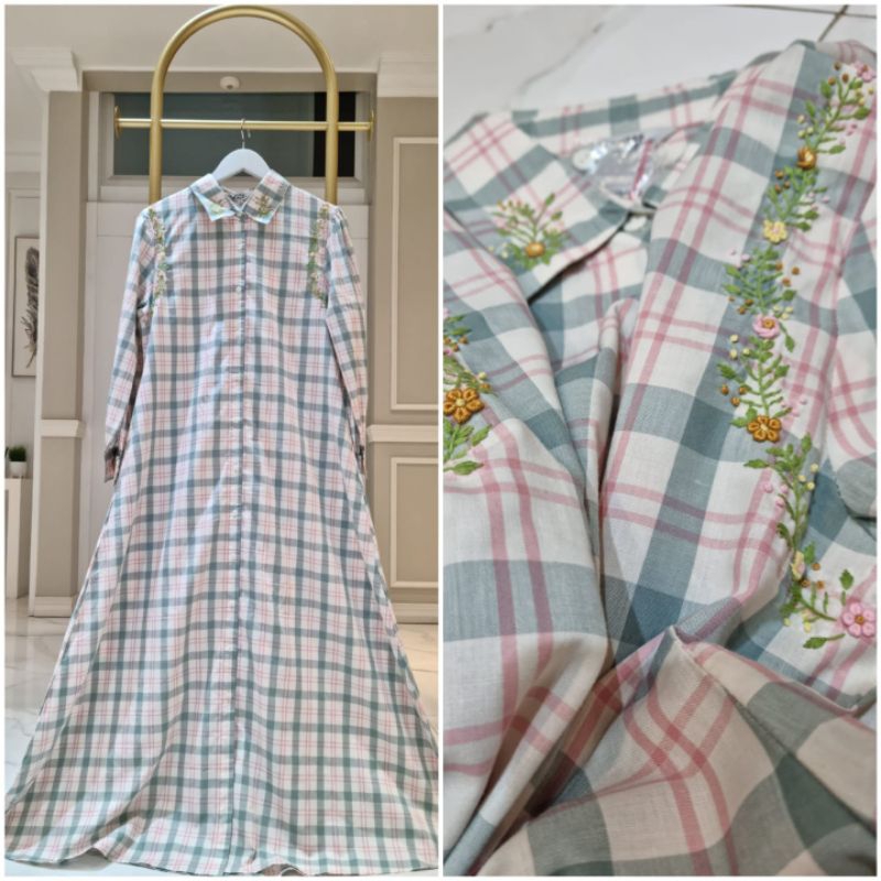 New Gamis bordir kayla