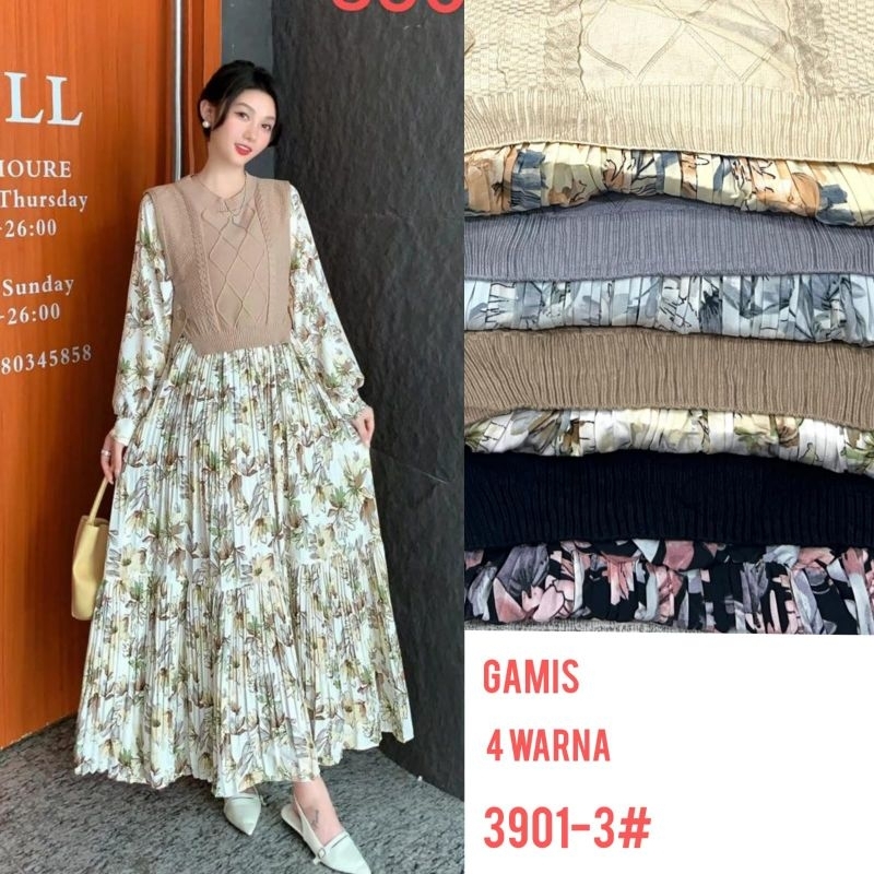 GAMIS KOMBINASI RAJUT IMPORT BY ZARA WOMAN