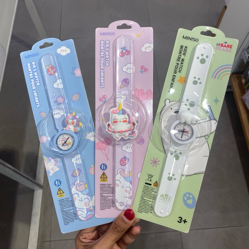Unicorn Baby Collection kid’s watch with swivelling cover heart blue / we bare bears collection 5.0 