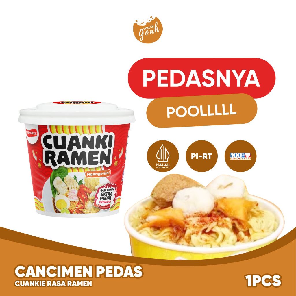 

CANCIMEN (CUANKI RAMEN) CUP PEDAS