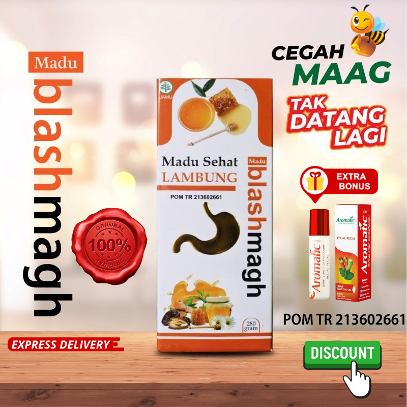 

Madu Maag Asam Lambung Blashmagh Original 280gr