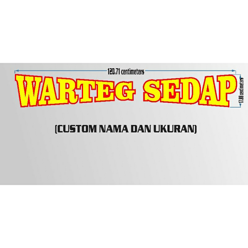 

Stiker Cutting RM Warteg Custom Nama